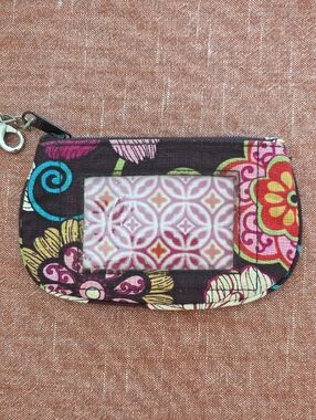 Vera Bradley Floral Pattern ID / Change Pouch  Multicolor